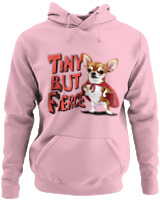 Φούτερ με κουκούλα - Tiny But Fierce - Color Thumbnail Pink