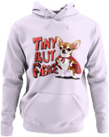 Φούτερ με κουκούλα - Tiny But Fierce - Color Thumbnail Λιλά