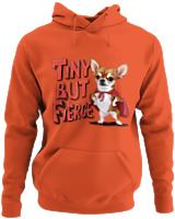Φούτερ με κουκούλα - Tiny But Fierce - Color Thumbnail Orange