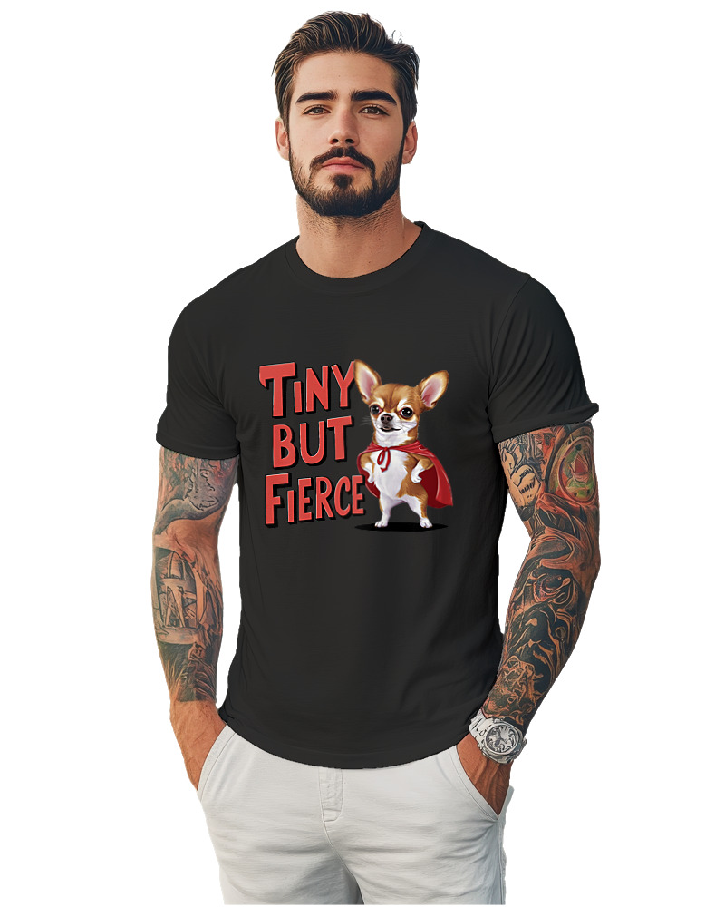 T-Shirt Αντρικό - Tiny But Fierce - Image 1