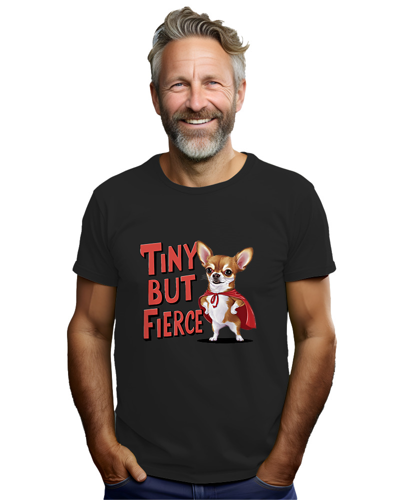 T-Shirt Αντρικό - Tiny But Fierce - Image 2