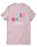 T-Shirt Unisex - Tired Moms Club - Color Thumbnail Απαλό Ροζ