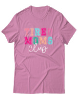T-Shirt Unisex - Tired Moms Club - Color Thumbnail Ροζ
