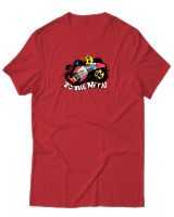 T-Shirt Αντρικό - To The Moon - Color Thumbnail Κόκκινο