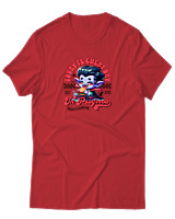T-Shirt Αντρικό - Today Is Cheat Day - Color Thumbnail Κόκκινο