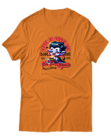 T-Shirt Αντρικό - Today Is Cheat Day - Color Thumbnail Πορτοκαλί