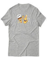 T-Shirt Αντρικό - Together Forever - Color Thumbnail Γκρι Μελανζέ