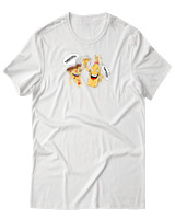 T-Shirt Αντρικό - Together Forever - Color Thumbnail Άσπρο
