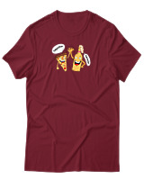 T-Shirt Αντρικό - Together Forever - Color Thumbnail Σκούρο Κόκκινο