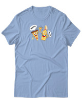T-Shirt Αντρικό - Together Forever - Color Thumbnail Γαλάζιο