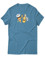 T-Shirt Αντρικό - Together Forever - Color Thumbnail Τιρκουάζ