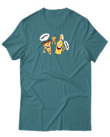 T-Shirt Αντρικό - Together Forever - Color Thumbnail Μπλε Πράσινο