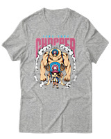 T-Shirt Αντρικό - Tony Chopper - Color Thumbnail Γκρι Μελανζέ