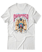 T-Shirt Αντρικό - Tony Chopper - Color Thumbnail Άσπρο