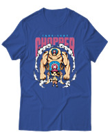T-Shirt Αντρικό - Tony Chopper - Color Thumbnail Μπλε Ρουά