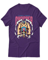 T-Shirt Αντρικό - Tony Chopper - Color Thumbnail Σκούρο Μωβ