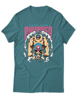 T-Shirt Αντρικό - Tony Chopper - Color Thumbnail Μπλε Πράσινο