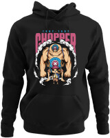 Φούτερ με κουκούλα - Tony Chopper - Color Thumbnail Μαύρο