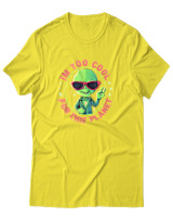 T-Shirt Αντρικό - Too Cool For This  Planet - Color Thumbnail Κίτρινο