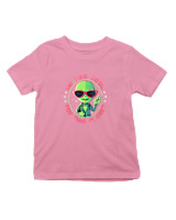 T-Shirt  Παιδικό - Too Cool For This  Planet - Color Thumbnail Ροζ