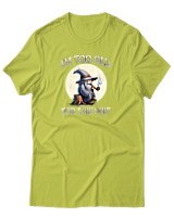 T-Shirt Αντρικό - Too Old For This Shit - Color Thumbnail Λαχανί