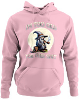 Φούτερ με κουκούλα - Too Old For This Shit - Color Thumbnail Pink