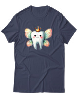 T-Shirt Αντρικό - Tooth Fairy - Color Thumbnail Μπλε Γκρι