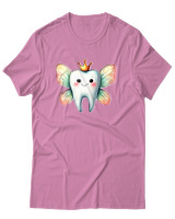 T-Shirt Αντρικό - Tooth Fairy - Color Thumbnail Ροζ
