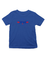 T-Shirt  Παιδικό - Top Dad - Color Thumbnail Μπλε Ρουά