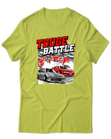 T-Shirt Unisex - Touge Battle - Color Thumbnail Λαχανί