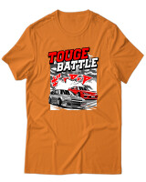 T-Shirt Unisex - Touge Battle - Color Thumbnail Πορτοκαλί