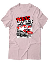 T-Shirt Unisex - Touge Battle - Color Thumbnail Απαλό Ροζ