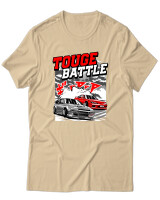 T-Shirt Unisex - Touge Battle - Color Thumbnail Μπεζ