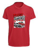 T-Shirt Fit Αντρικό - Touge Battle - Color Thumbnail Κόκκινο