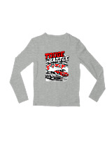 Μακρυμάνικο Μακό Παιδικό - Touge Battle - Color Thumbnail Γκρι Μελανζέ