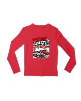 Μακρυμάνικο Μακό Παιδικό - Touge Battle - Color Thumbnail Κόκκινο