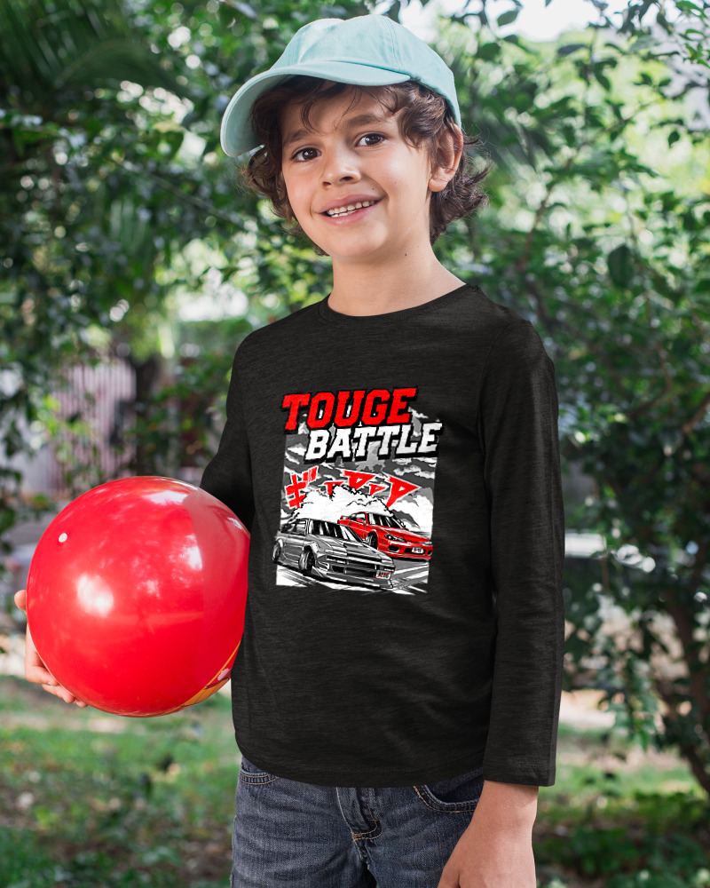 Μακρυμάνικο Μακό Παιδικό - Touge Battle - Image 2