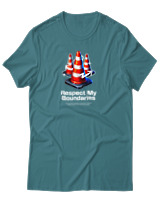 T-Shirt Αντρικό - Traffic Jammed - Color Thumbnail Μπλε Πράσινο
