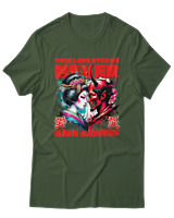 T-Shirt Αντρικό - True Love Stories Never Have Endings - Color Thumbnail Κυπαρισσί