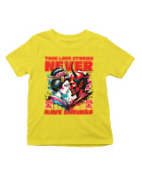 T-Shirt  Παιδικό - True Love Stories Never Have Endings - Color Thumbnail Κίτρινο