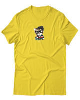 T-Shirt Αντρικό - True Style Cat - Color Thumbnail Χρυσό Κίτρινο
