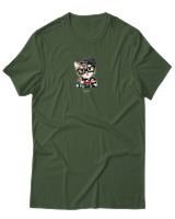 T-Shirt Αντρικό - True Style Cat - Color Thumbnail Κυπαρισσί