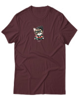 T-Shirt Αντρικό - True Style Cat - Color Thumbnail Μπορντό