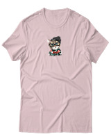 T-Shirt Αντρικό - True Style Cat - Color Thumbnail Απαλό Ροζ