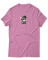 T-Shirt Αντρικό - True Style Cat - Color Thumbnail Ροζ