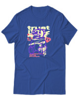 T-Shirt Αντρικό - Trust - Color Thumbnail Μπλε Ρουά