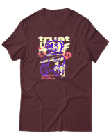 T-Shirt Αντρικό - Trust - Color Thumbnail Μπορντό