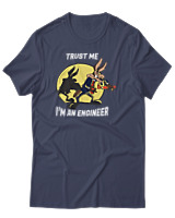 T-Shirt Αντρικό - Trust Me Im Engineer - Color Thumbnail Μπλε Γκρι