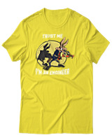 T-Shirt Αντρικό - Trust Me Im Engineer - Color Thumbnail Κίτρινο