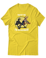 T-Shirt Αντρικό - Trust Me Im Engineer - Color Thumbnail Χρυσό Κίτρινο